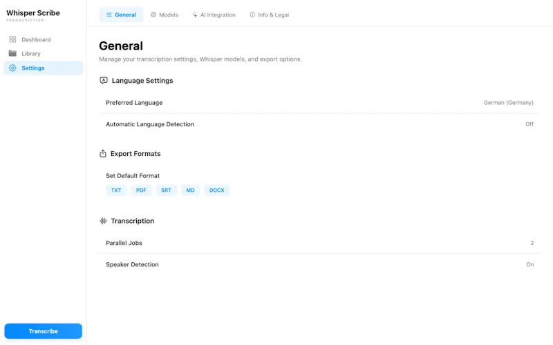 WhisperScribe Pro screenshot 2