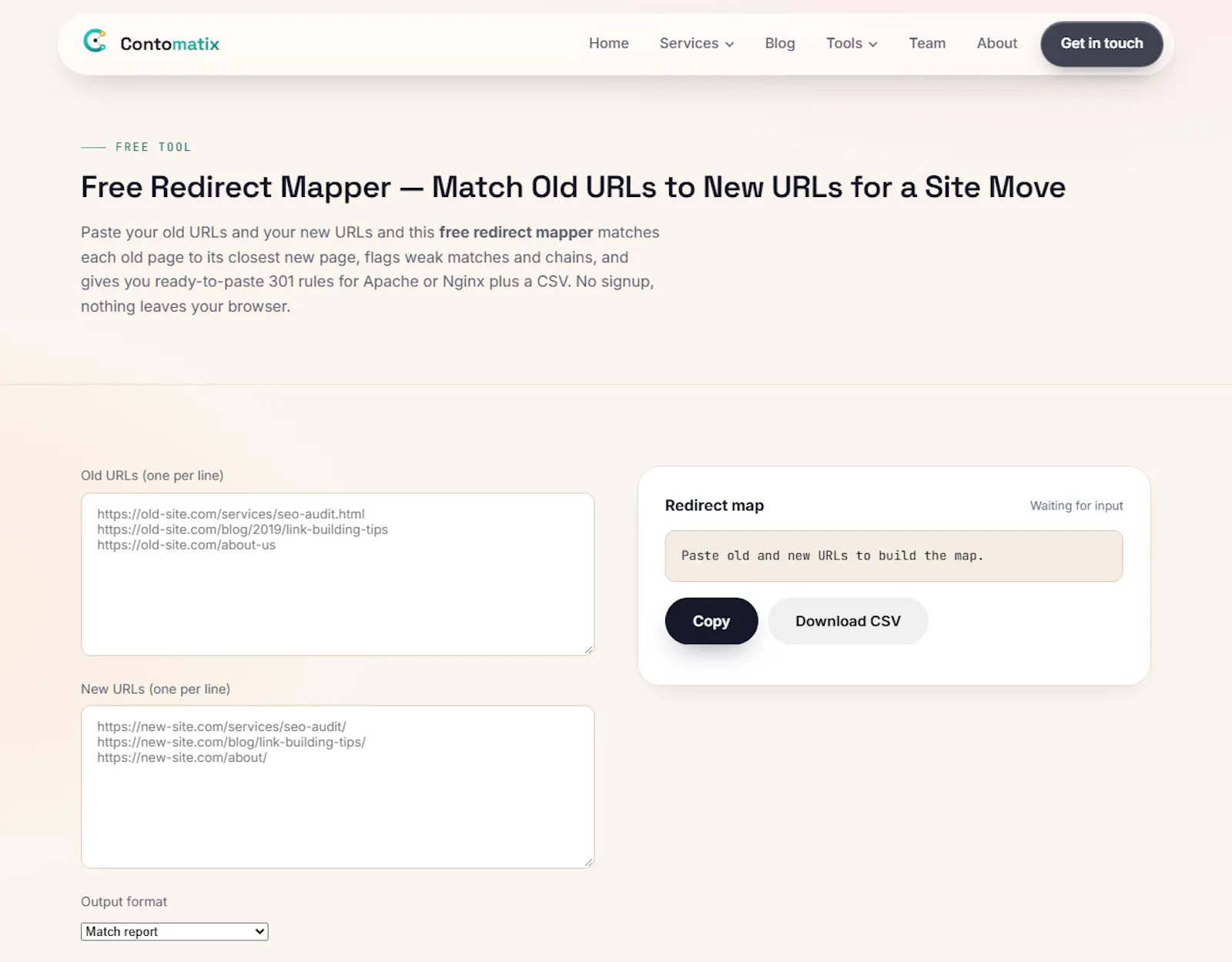 Contomatix Redirect Mapper screenshot 3