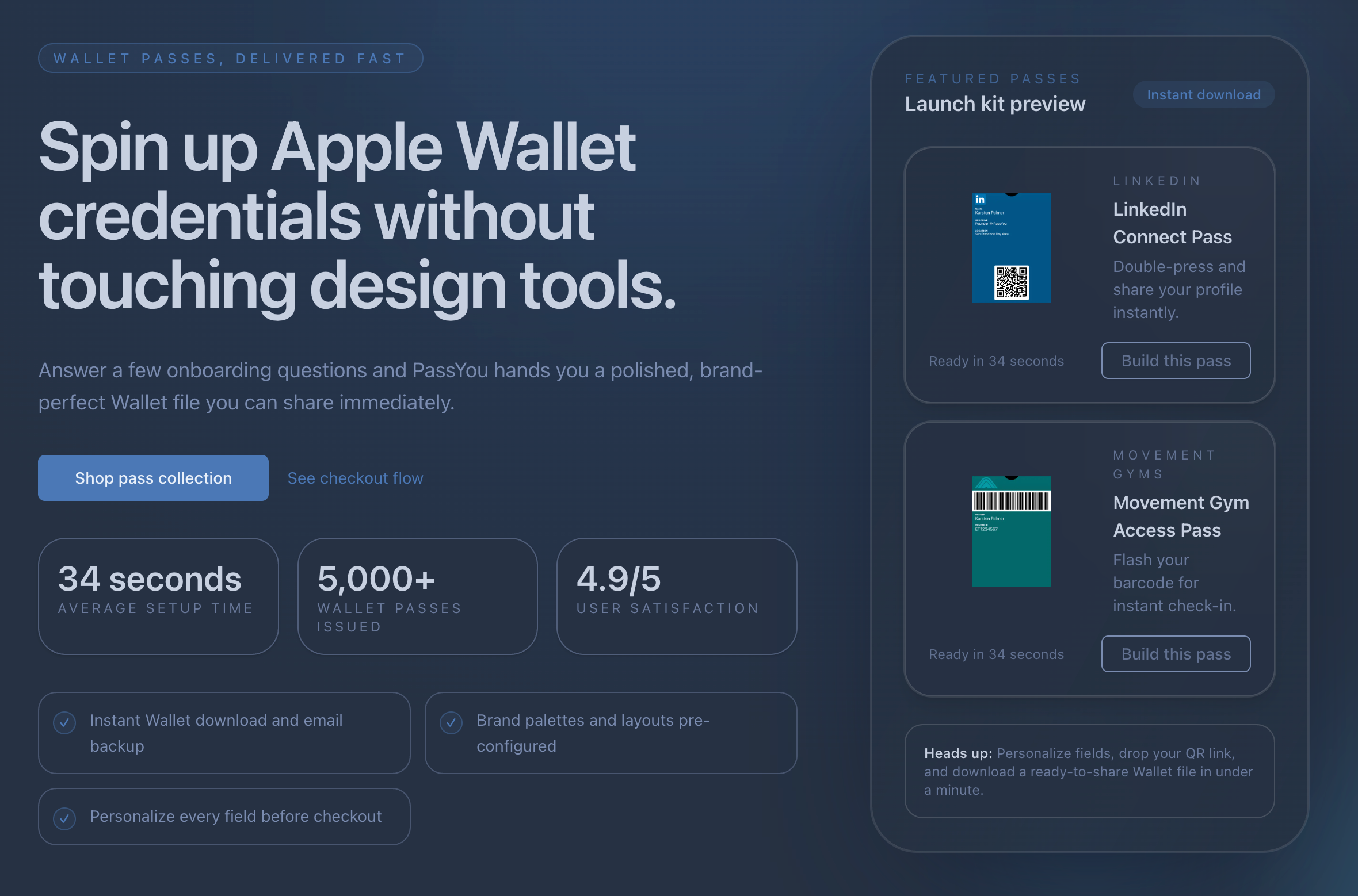 Média Passyou - Passe de portefeuille de pomme instantanée 1