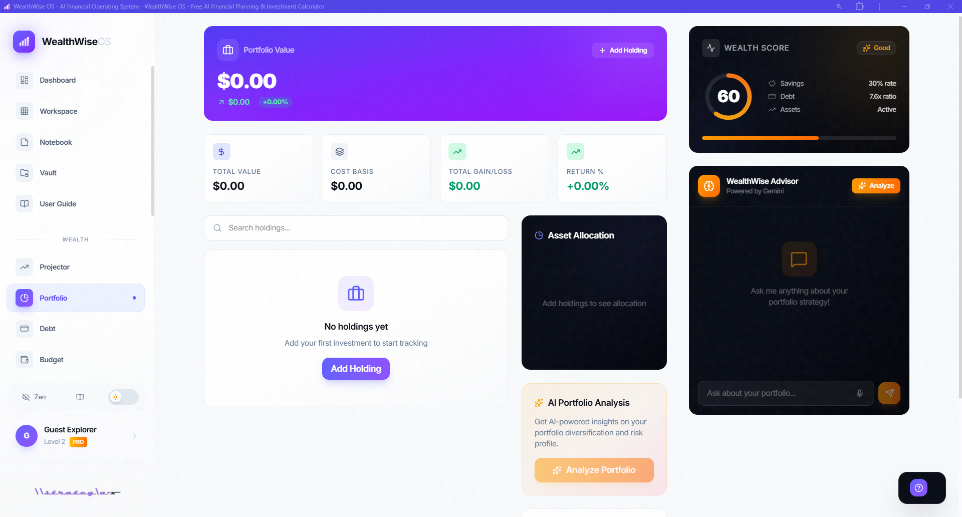 WealthWise OS gallery image