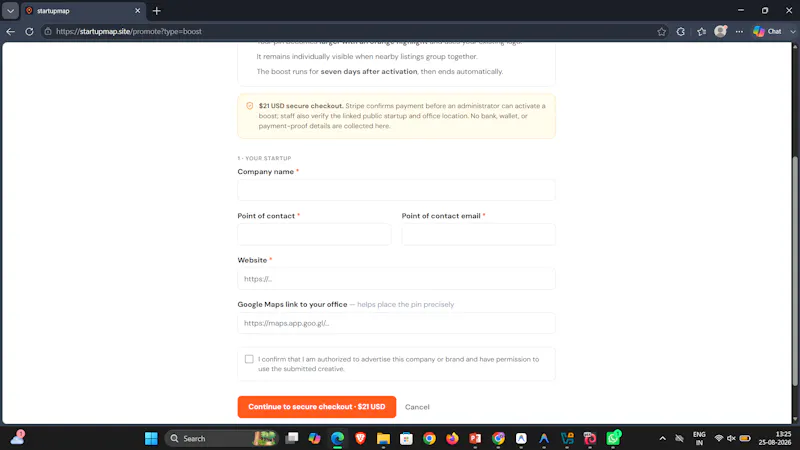 startupmap screenshot 2