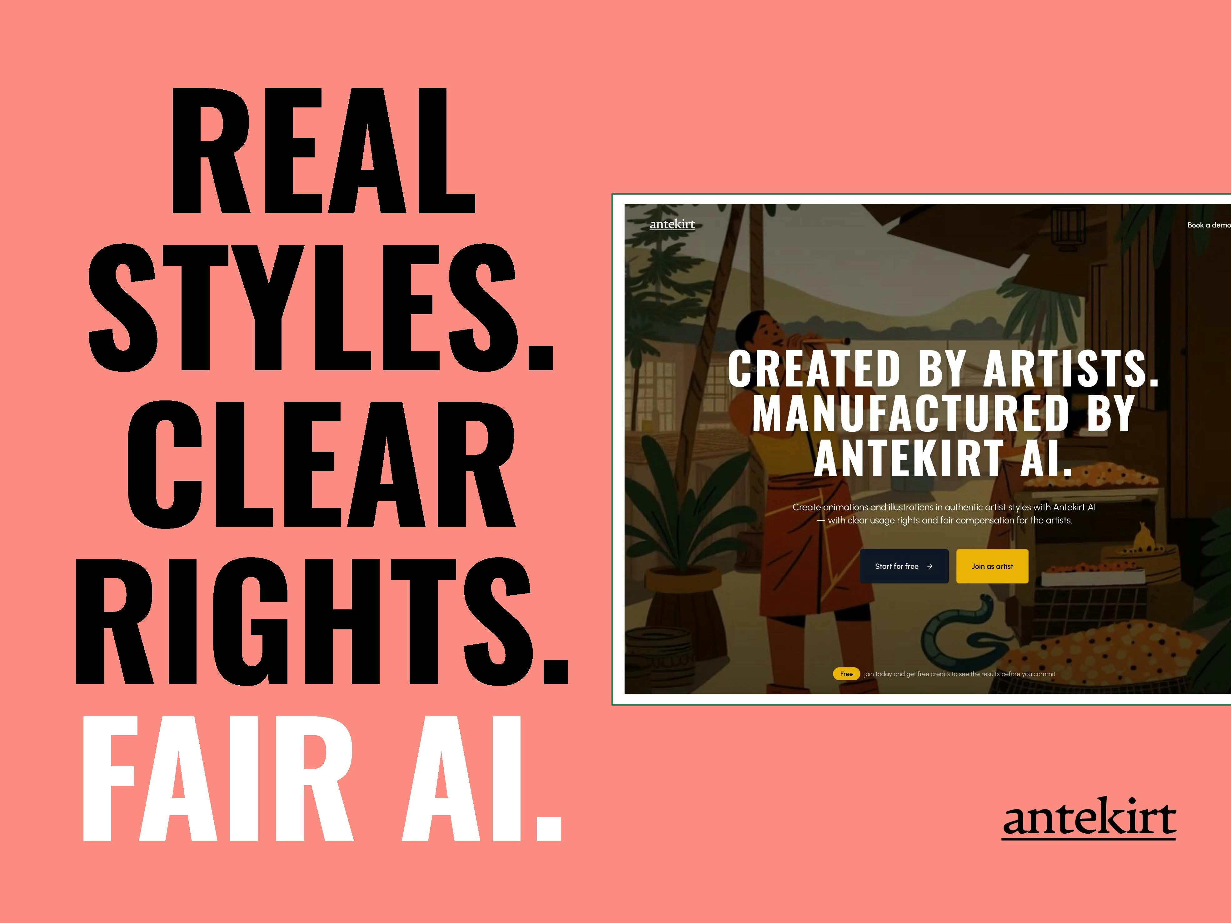 Antekirt AI - Main screenshot showing features and interface