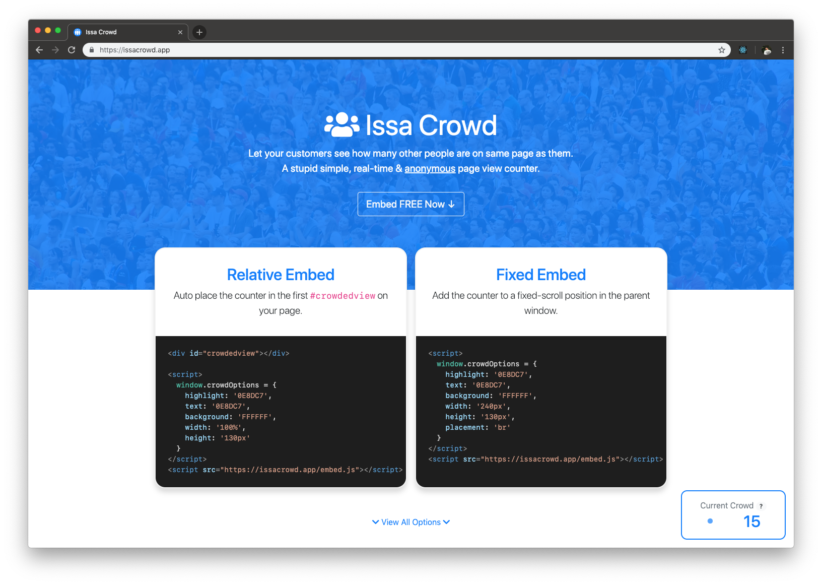 Issa Crowd gallery image