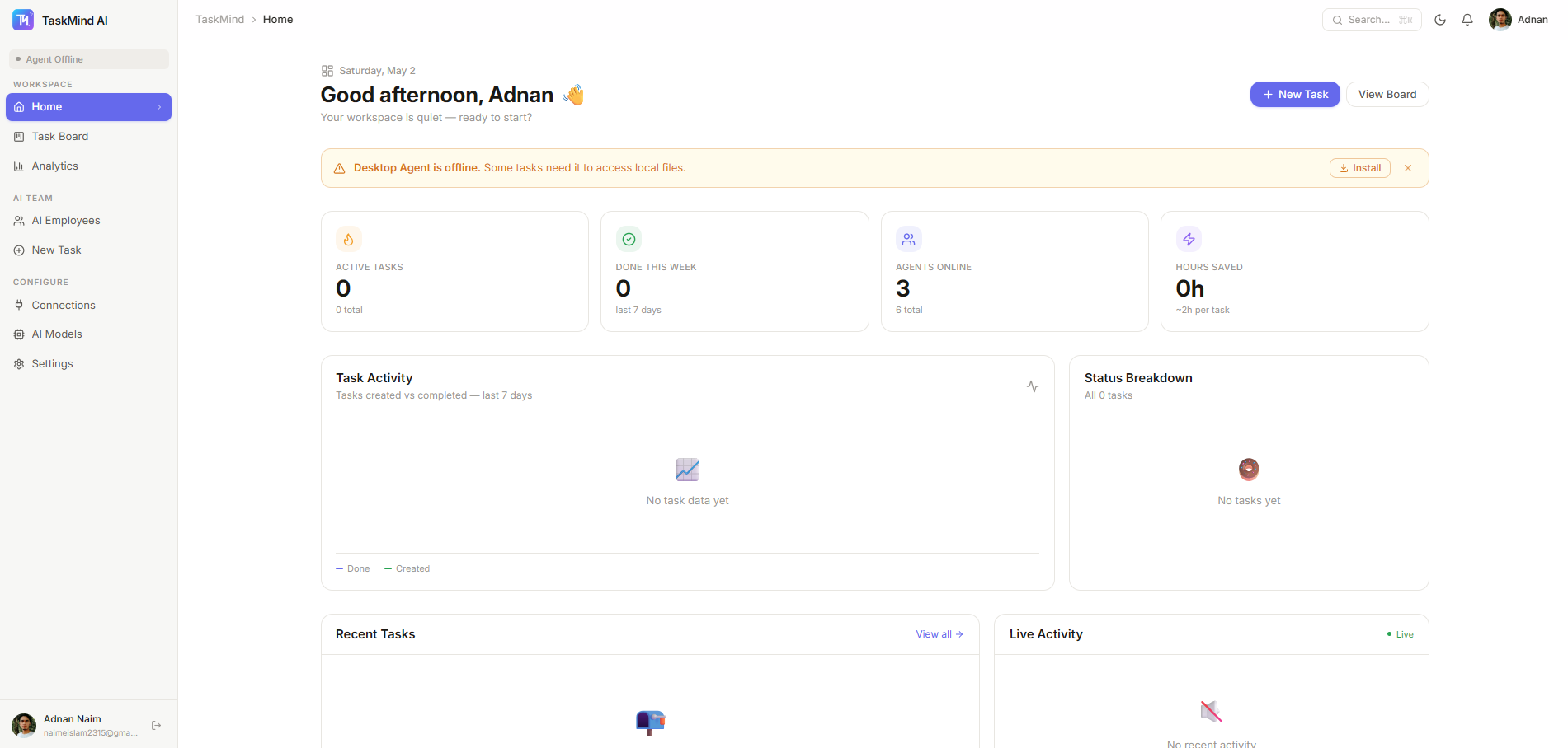 TaskMind: Your AI Productivity Employee gallery image