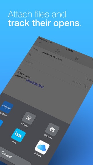 ClearSlide Mail with video mail gallery image