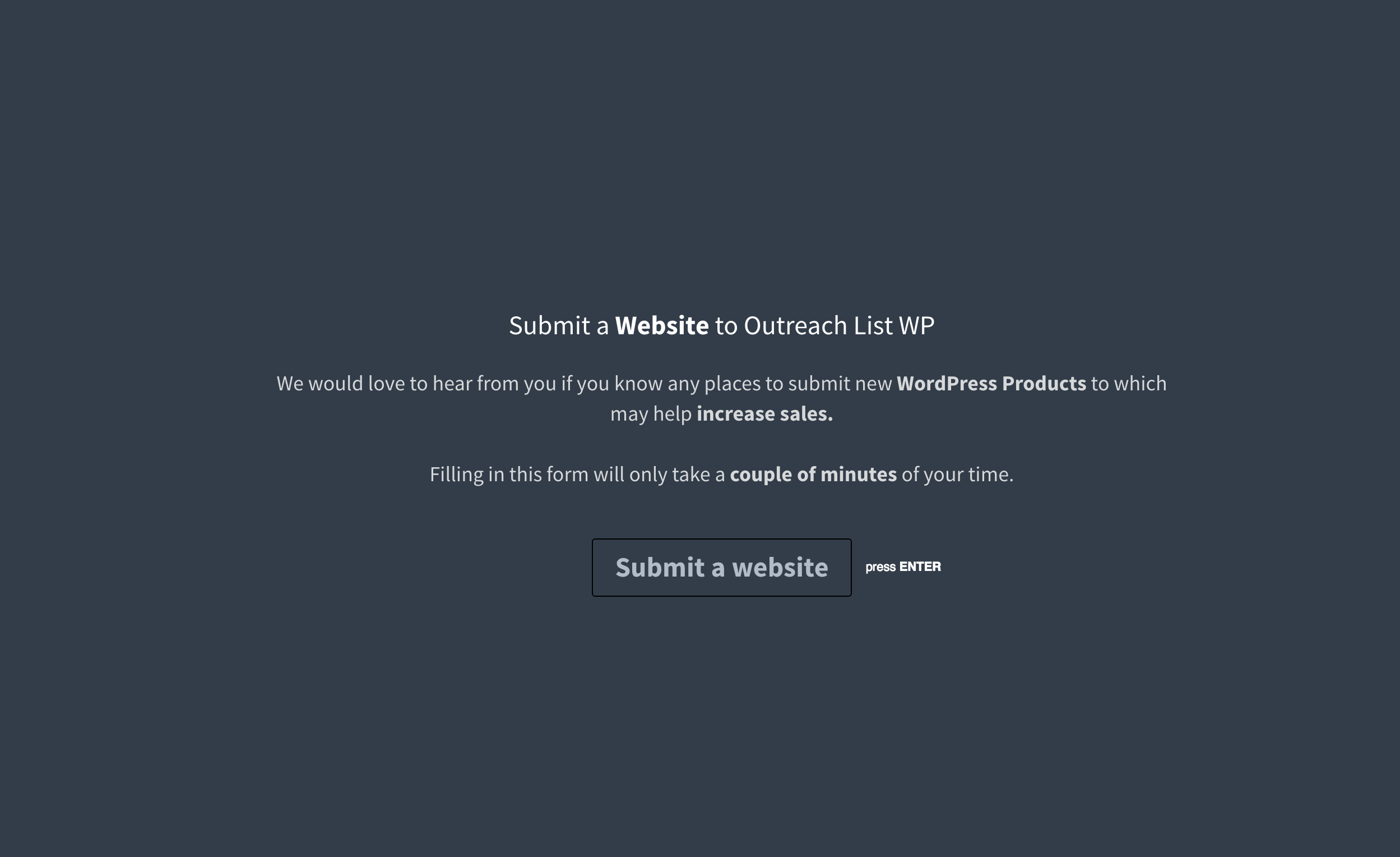 Outreach List WP gallery image