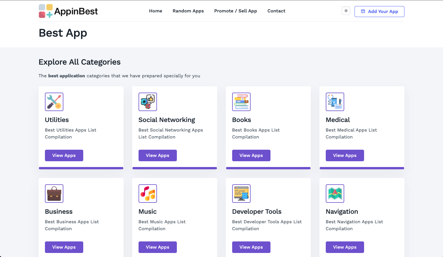 Find the Best Apps or Add Your App gallery image