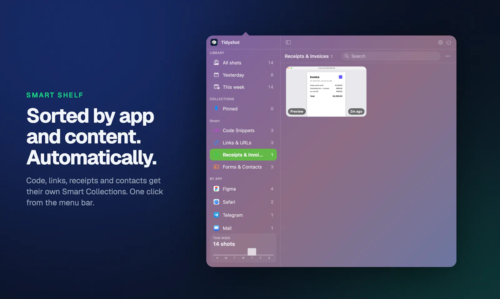 Tidyshot screenshot 5