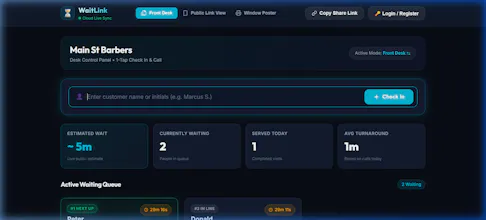 WaitLink — Live Walk gallery image