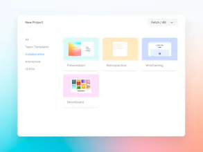 Templates from Framer gallery image