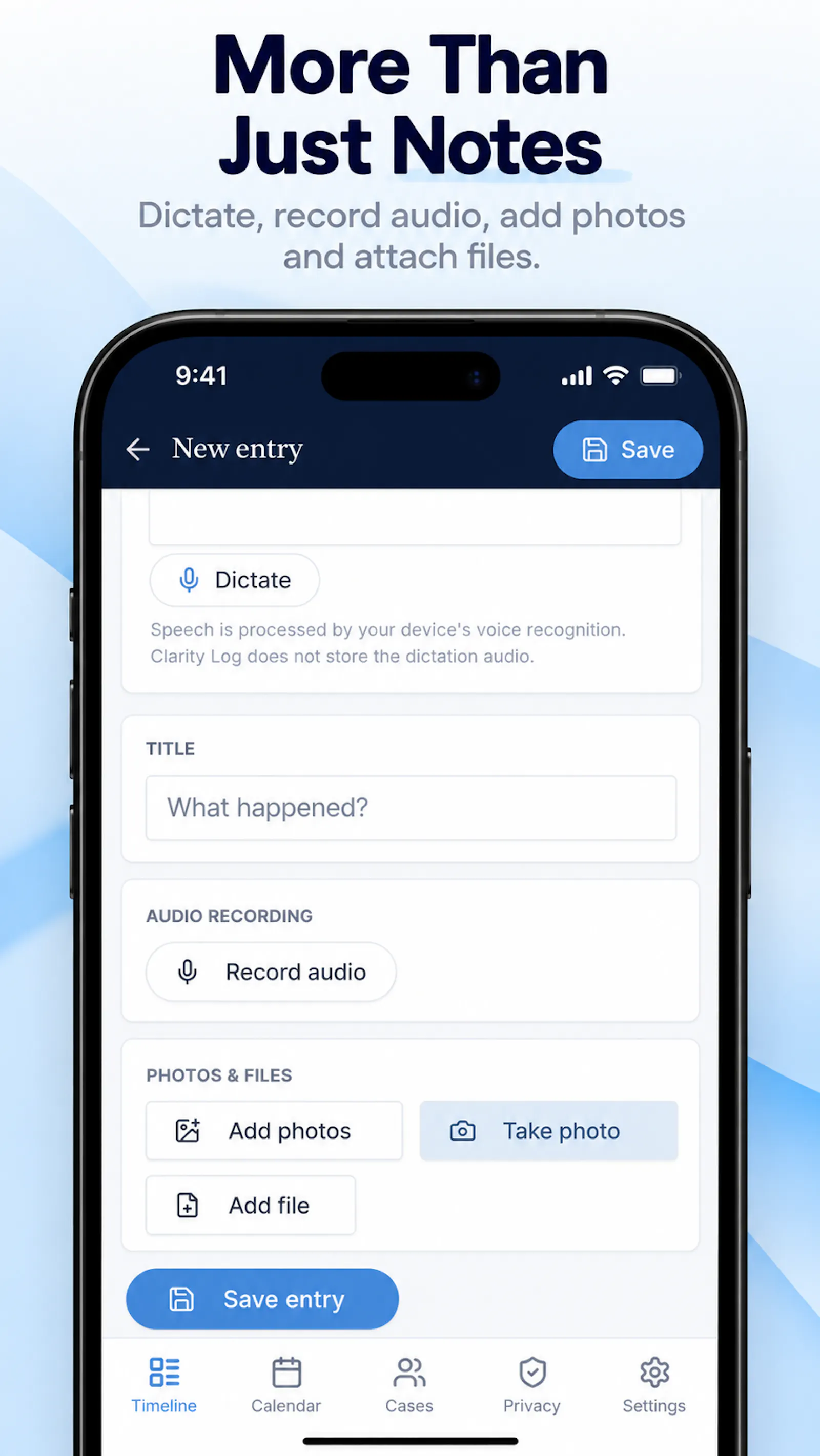 Clarity-Log screenshot 3