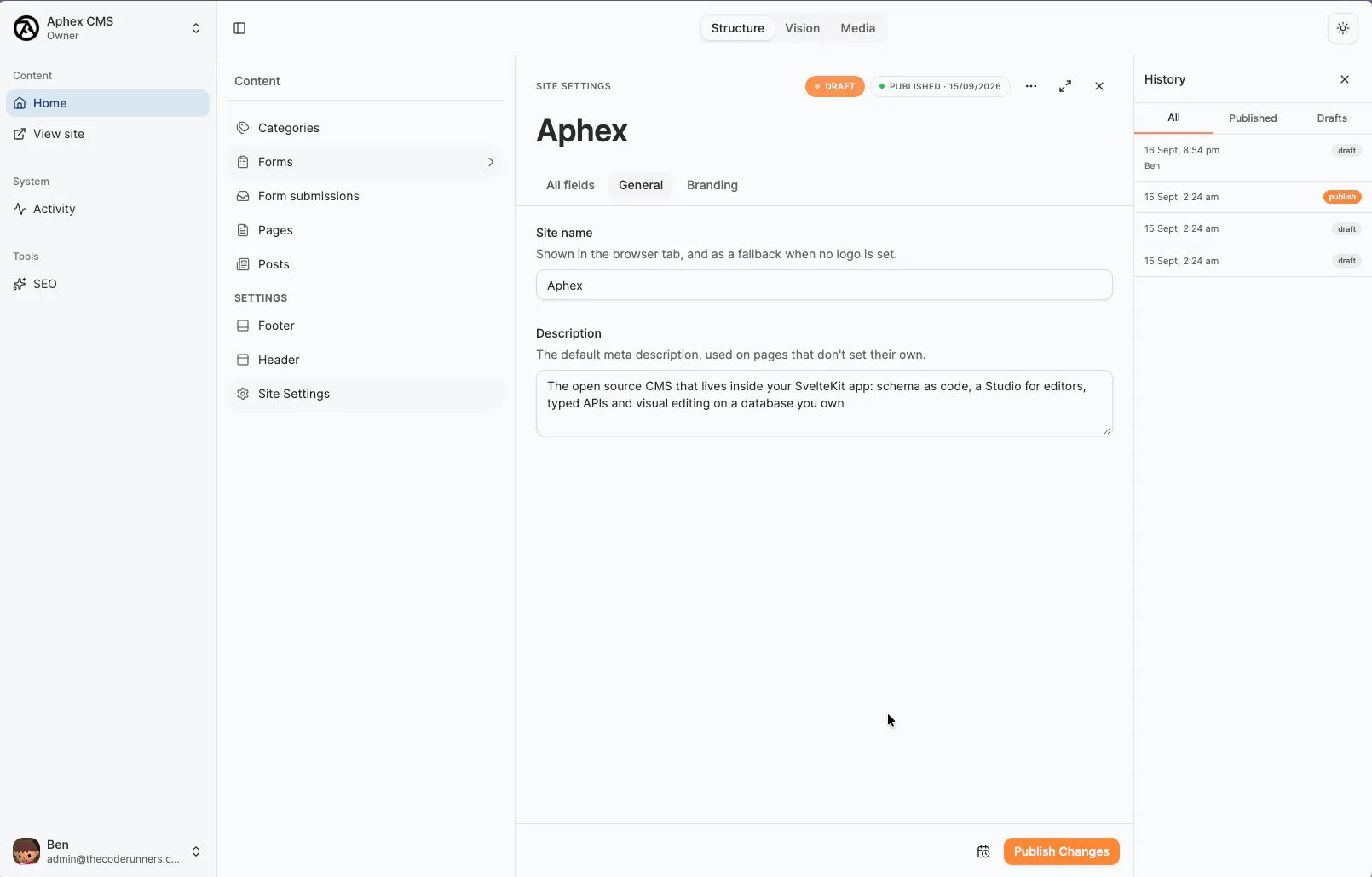 Aphex CMS gallery image