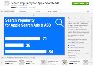 Search Popularity for Apple Search Ads (ASO) gallery image