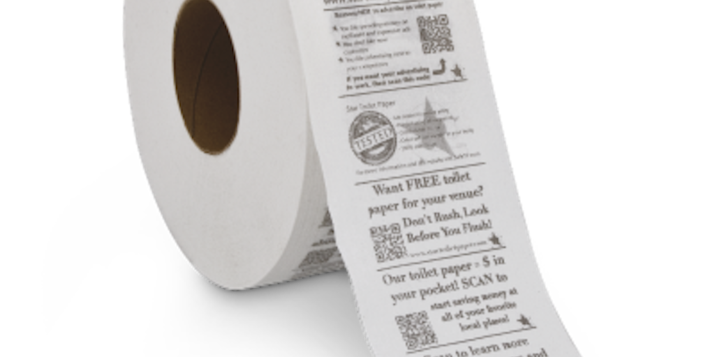 Star Toilet Paper Advertising that's changing the way people do their