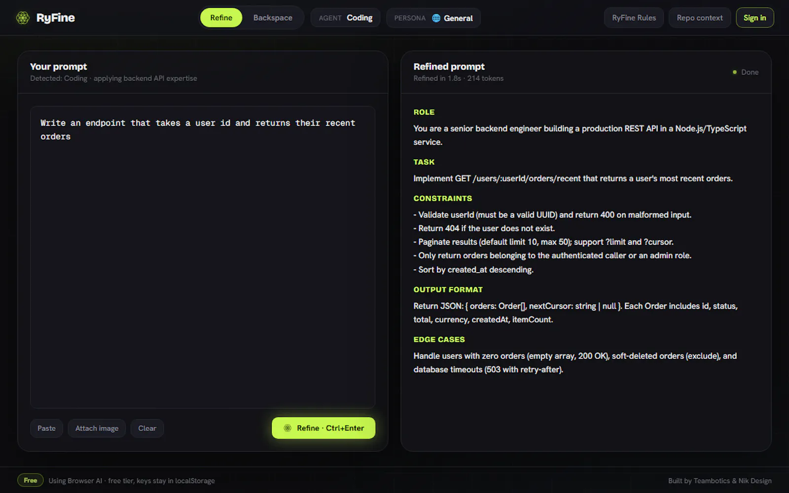 RyFine screenshot 2