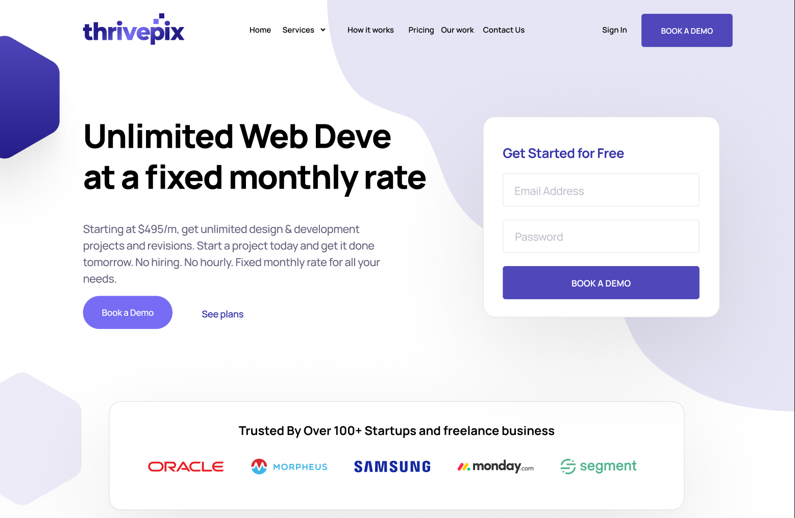وسائط ThrivePix - الحصول على مشاريع تصميم وتطوير موقع غير محدود. 1