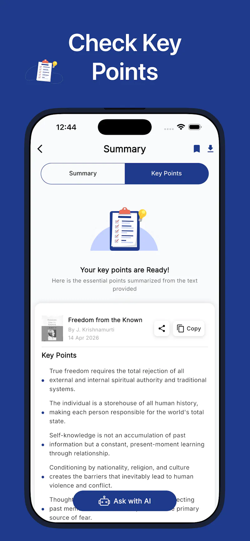 AI Book Summary And PDF Chat screenshot 4