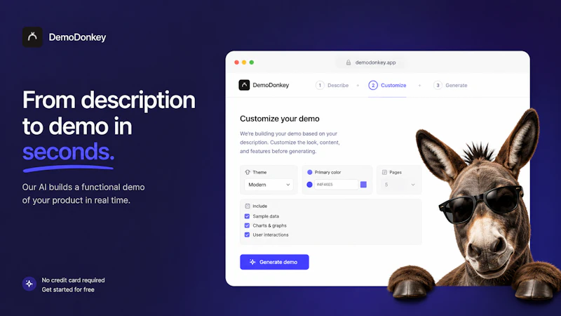 DemoDonkey screenshot 2