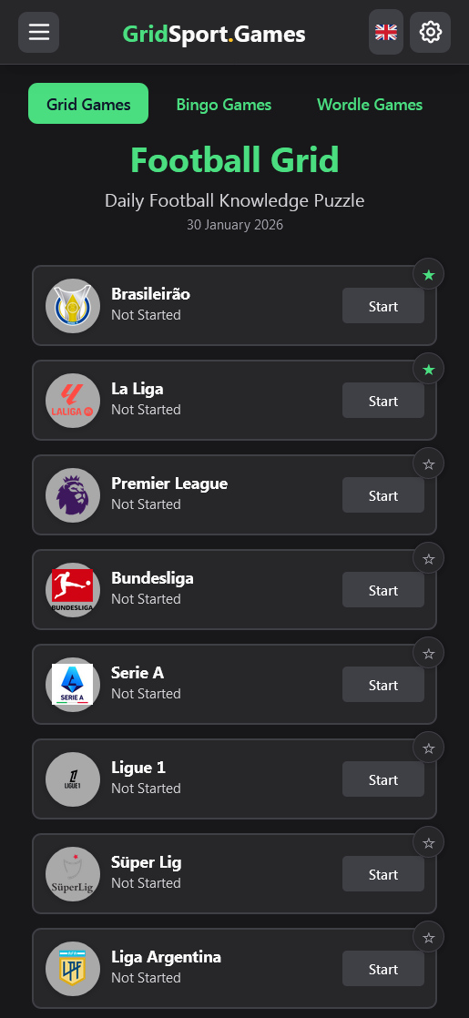 GridSport.Games - Main product screenshot demonstrating key features and user interface