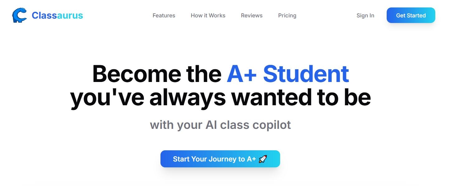 Classaurus ai - KI -Klassencopilot für Schüler Medien 1