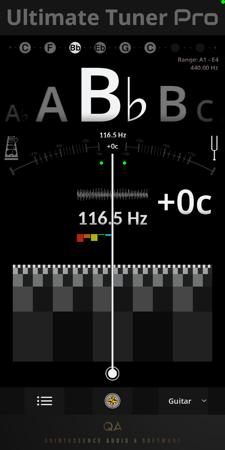 Ultimate Tuner Pro - Screenshot 4 showing product features and functionality