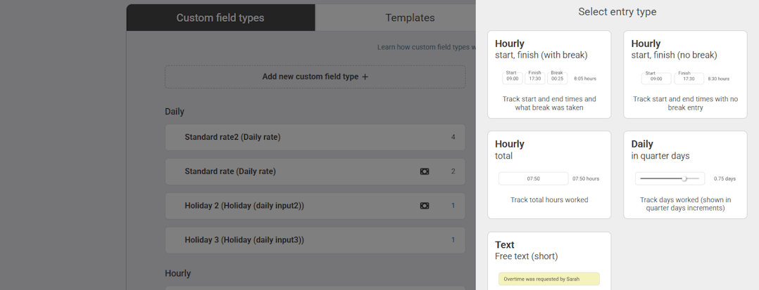 SaveTrees Online Timesheets gallery image