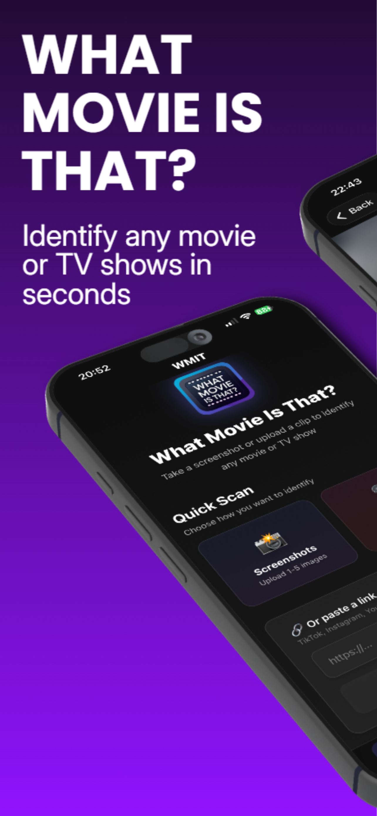 WMIT - What Movie Is That? - Screenshot 3 showing product features and functionality