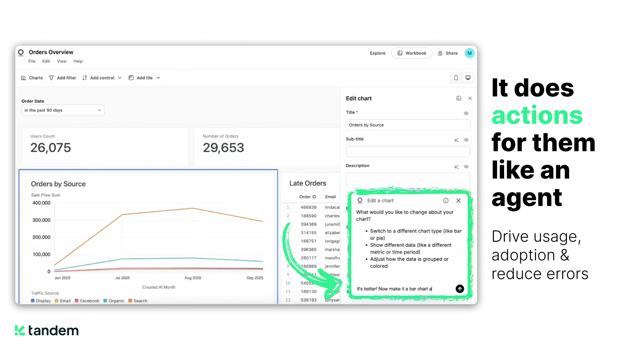 Tandem AI - Screenshot 5 showing product features and functionality