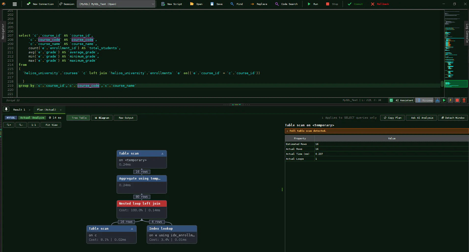 Helios SQL Studio gallery image