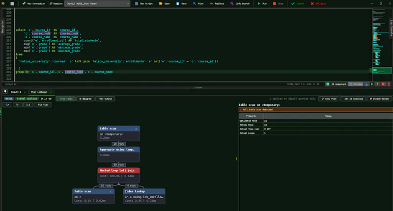 Helios SQL Studio screenshot 7