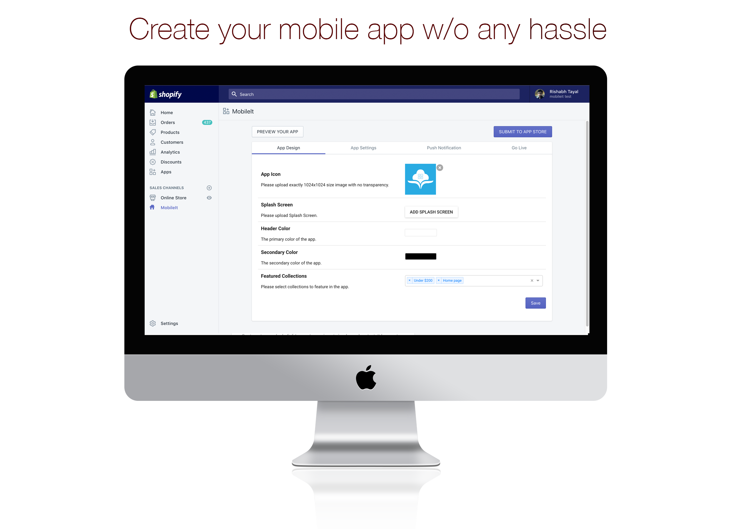Mobile App Creator for Shopify - AppIt gallery image