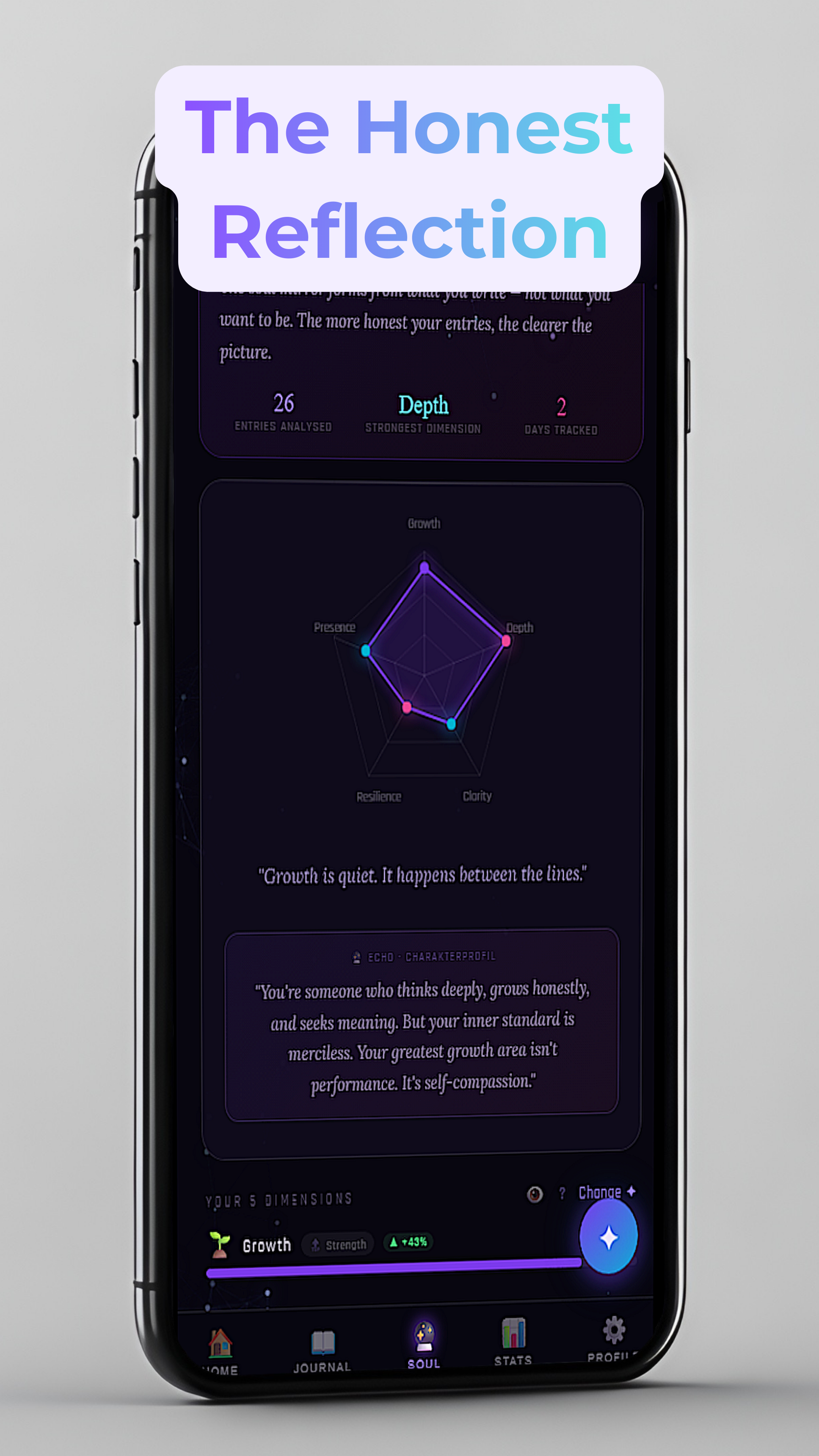 SoulEcho AI: Psychological Mirror & Map - Screenshot 4 showing product features and functionality