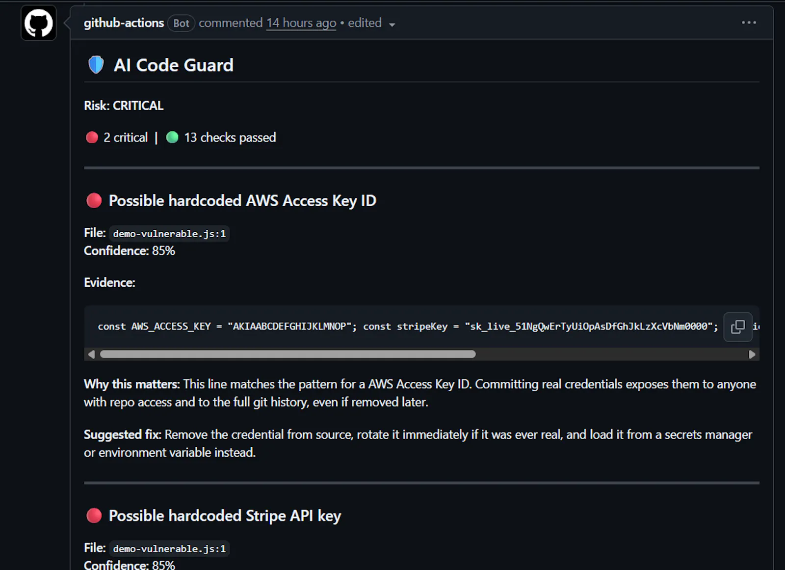 AI Code Guard screenshot 1