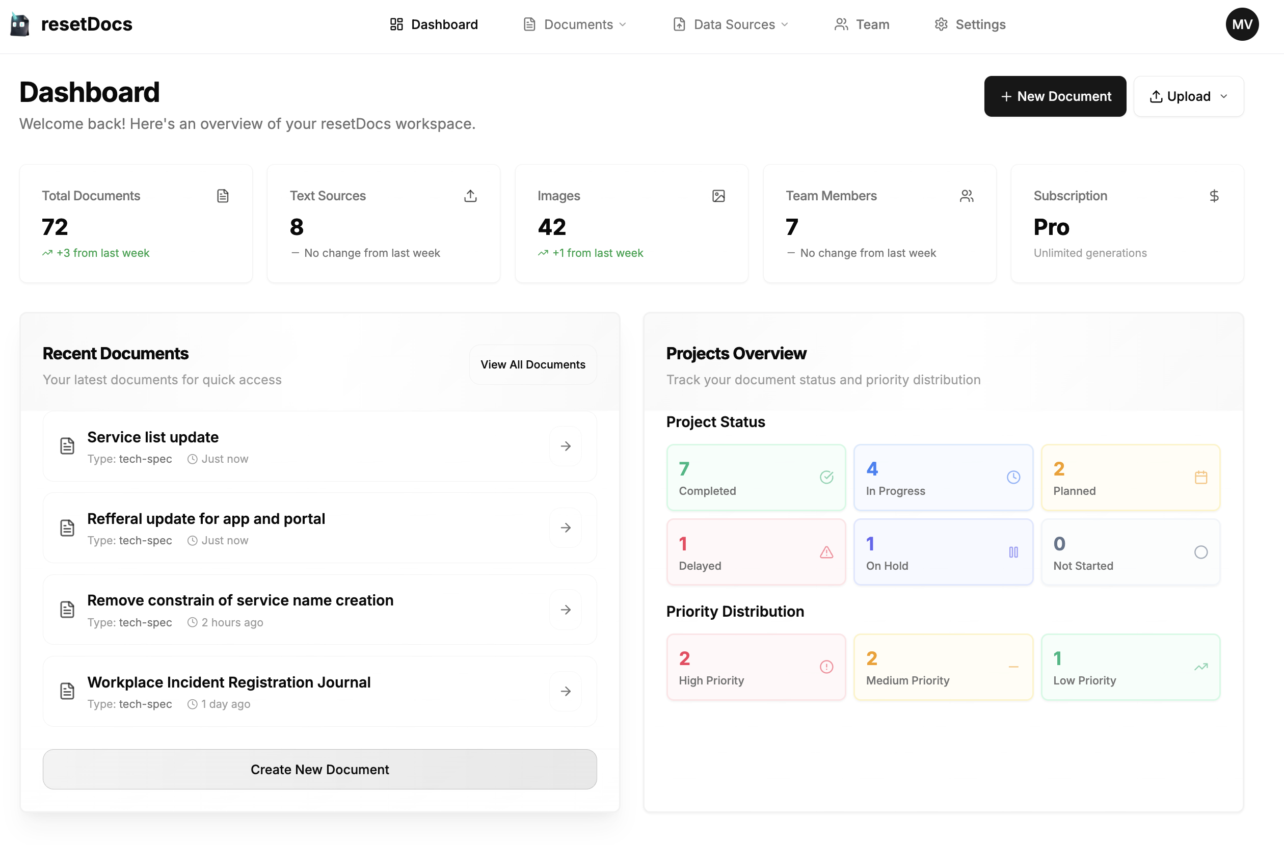 resetDocs gallery image