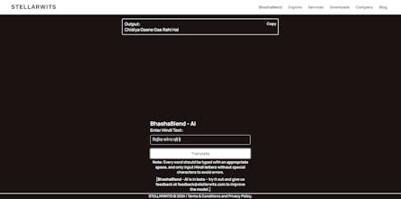 BhashaBlend - AI gallery image