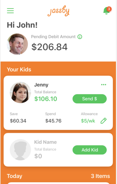 Jassby Virtual Debit Card for Kids gallery image