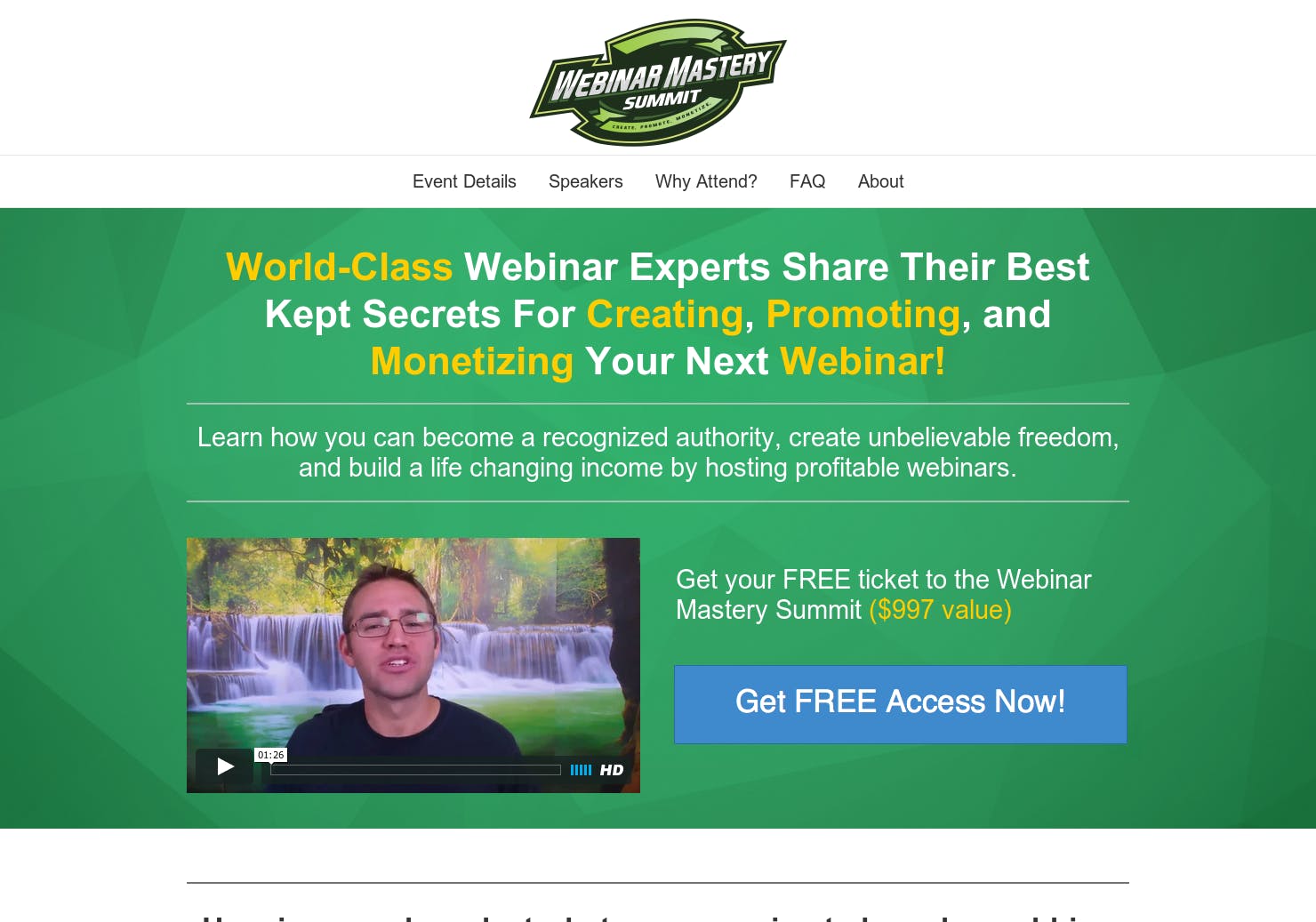 Webinar Mastery Summit media 1