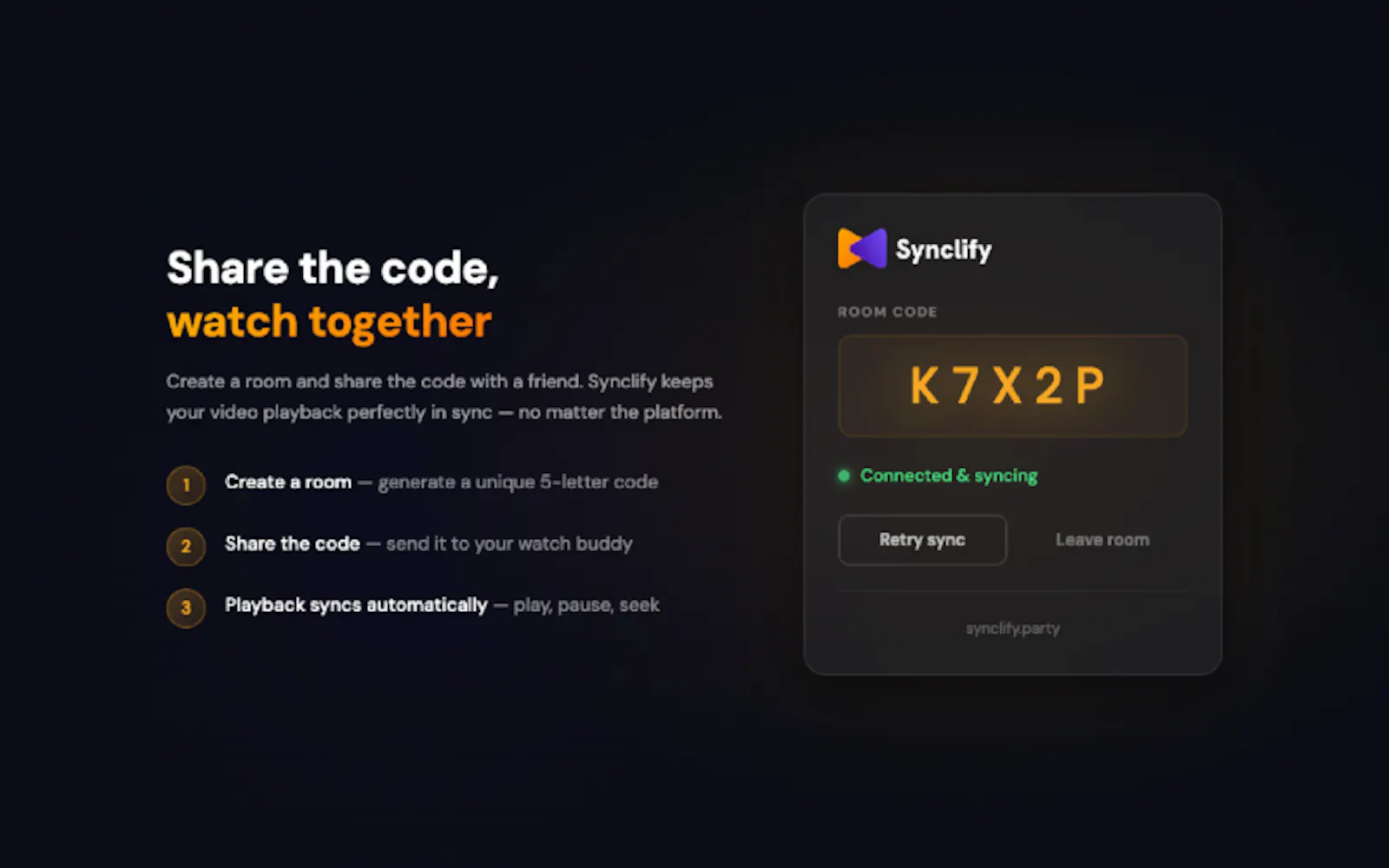 Synclify screenshot 2