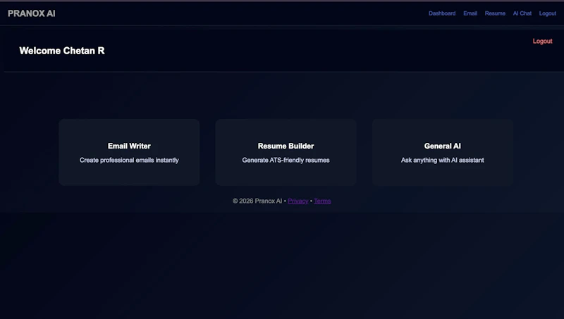 Pranox AI screenshot 2