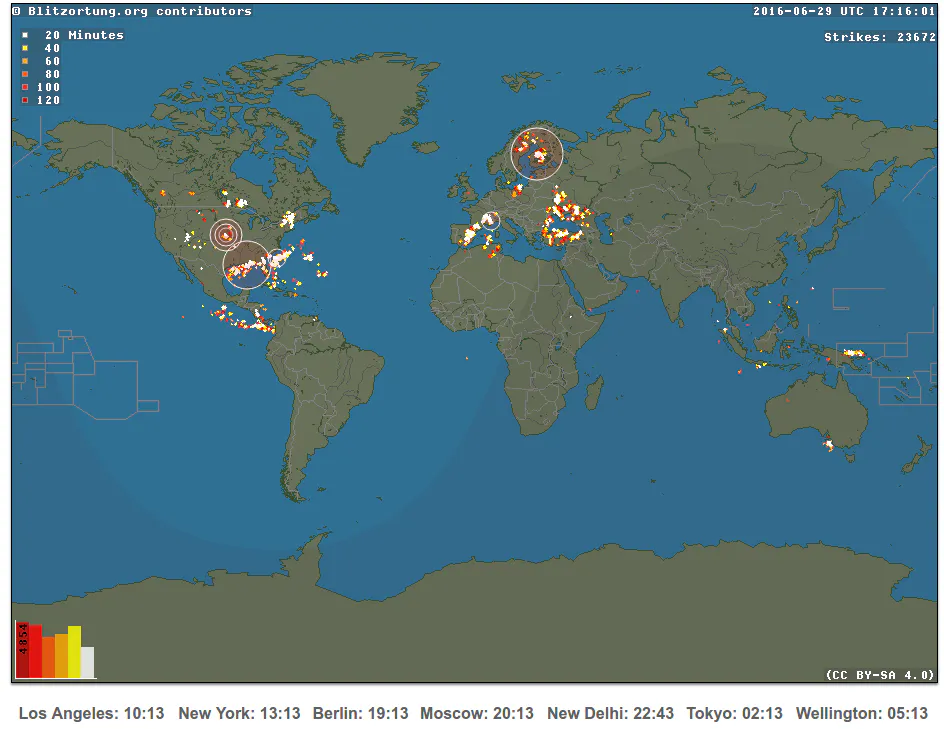 Live Lightning Maps