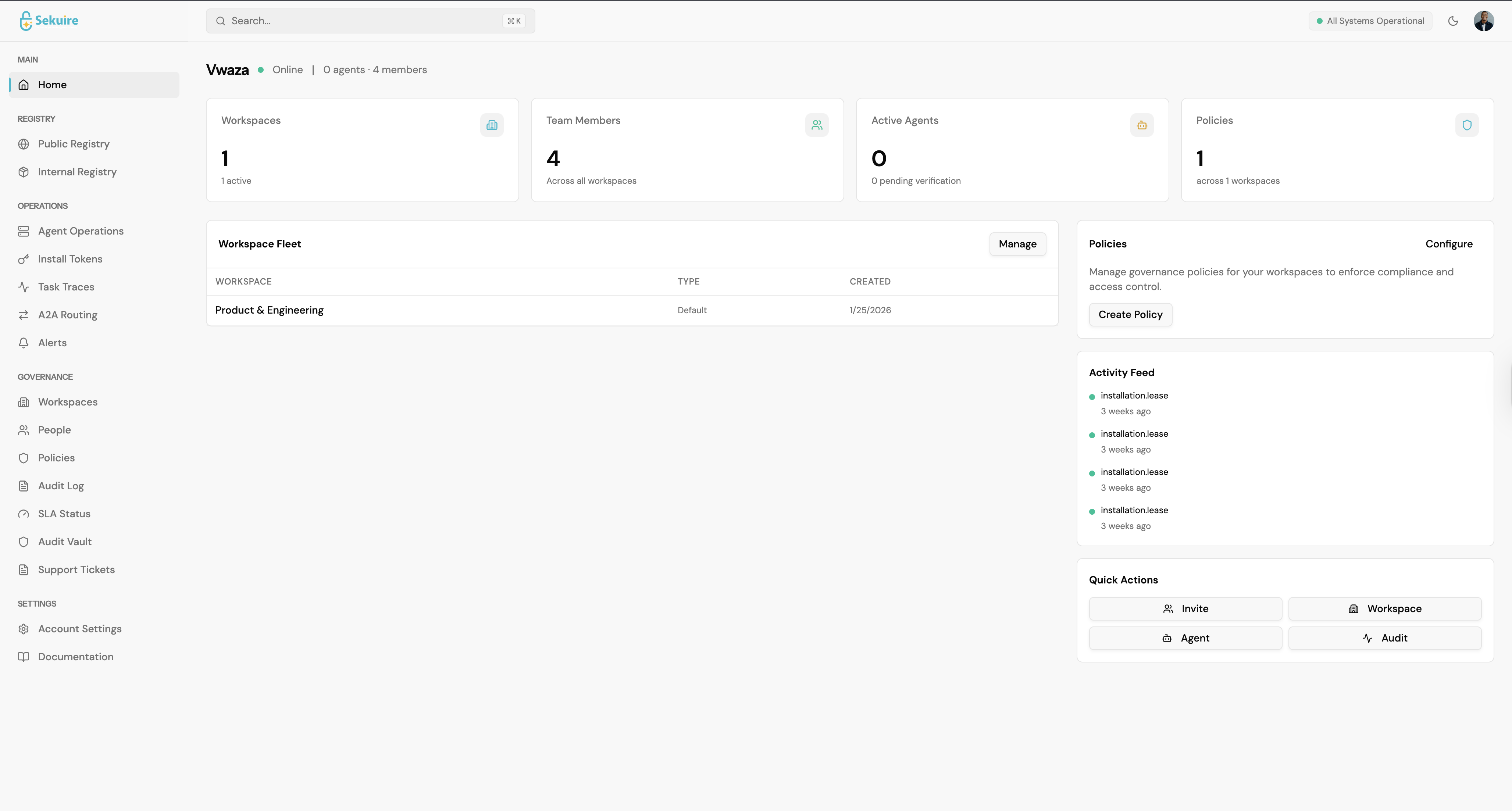 Sekuire - Screenshot 2 showing product features and functionality