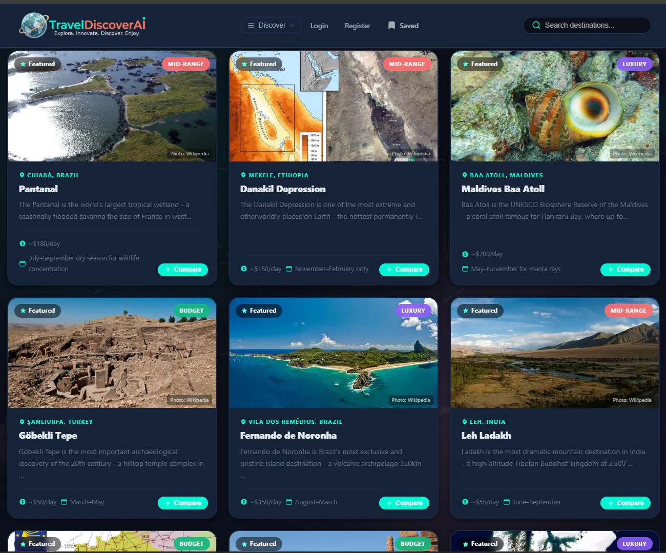 TravelDiscoverAI gallery image