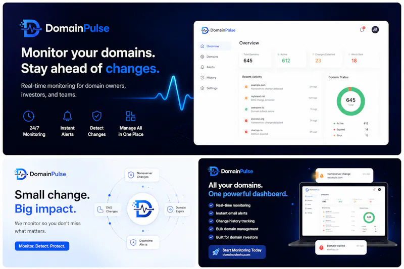 DomainPulse — Domain Monitoring screenshot 1