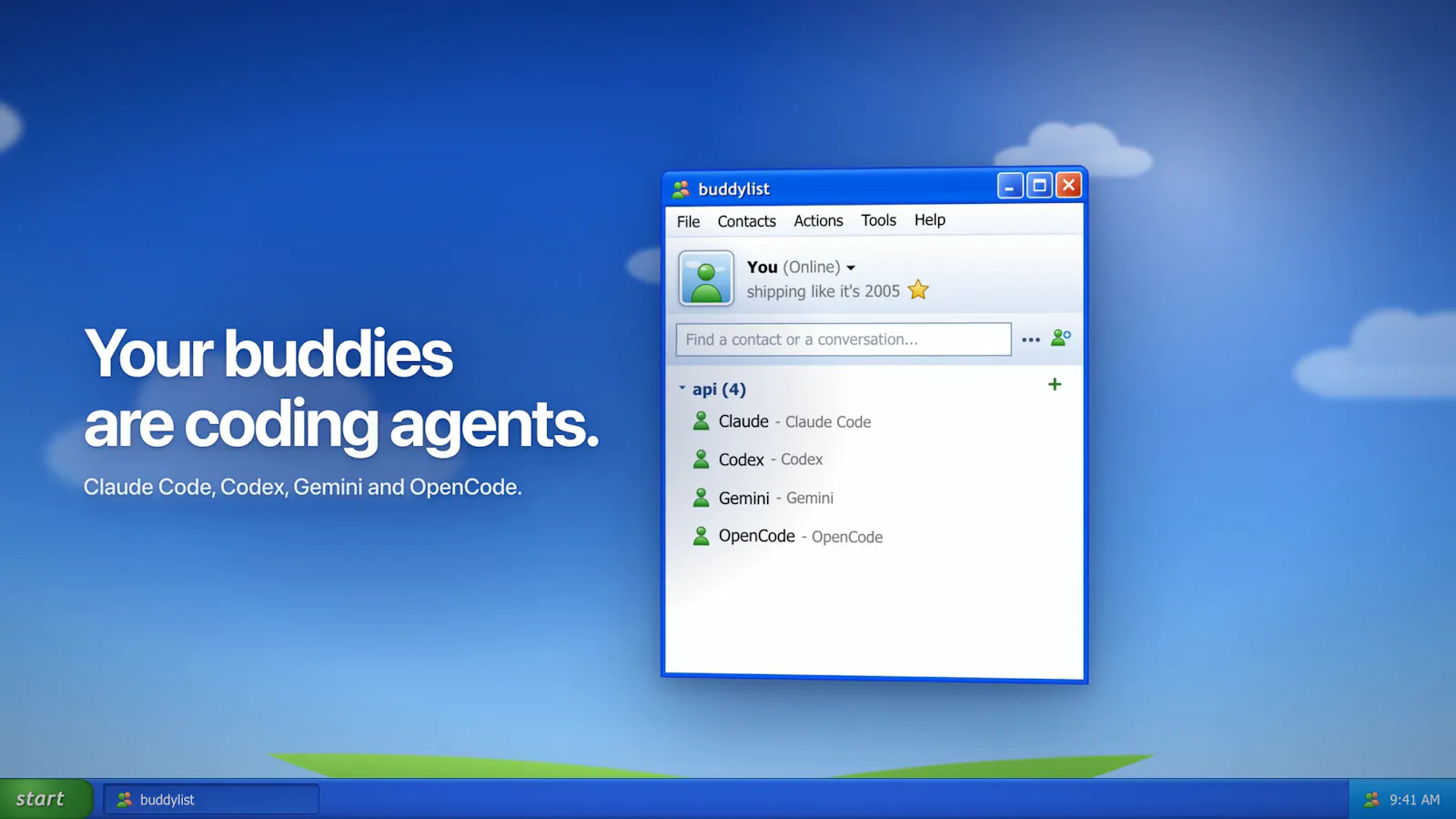 buddylist screenshot 2