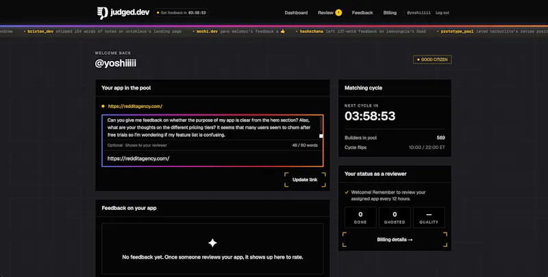 Judged screenshot 2