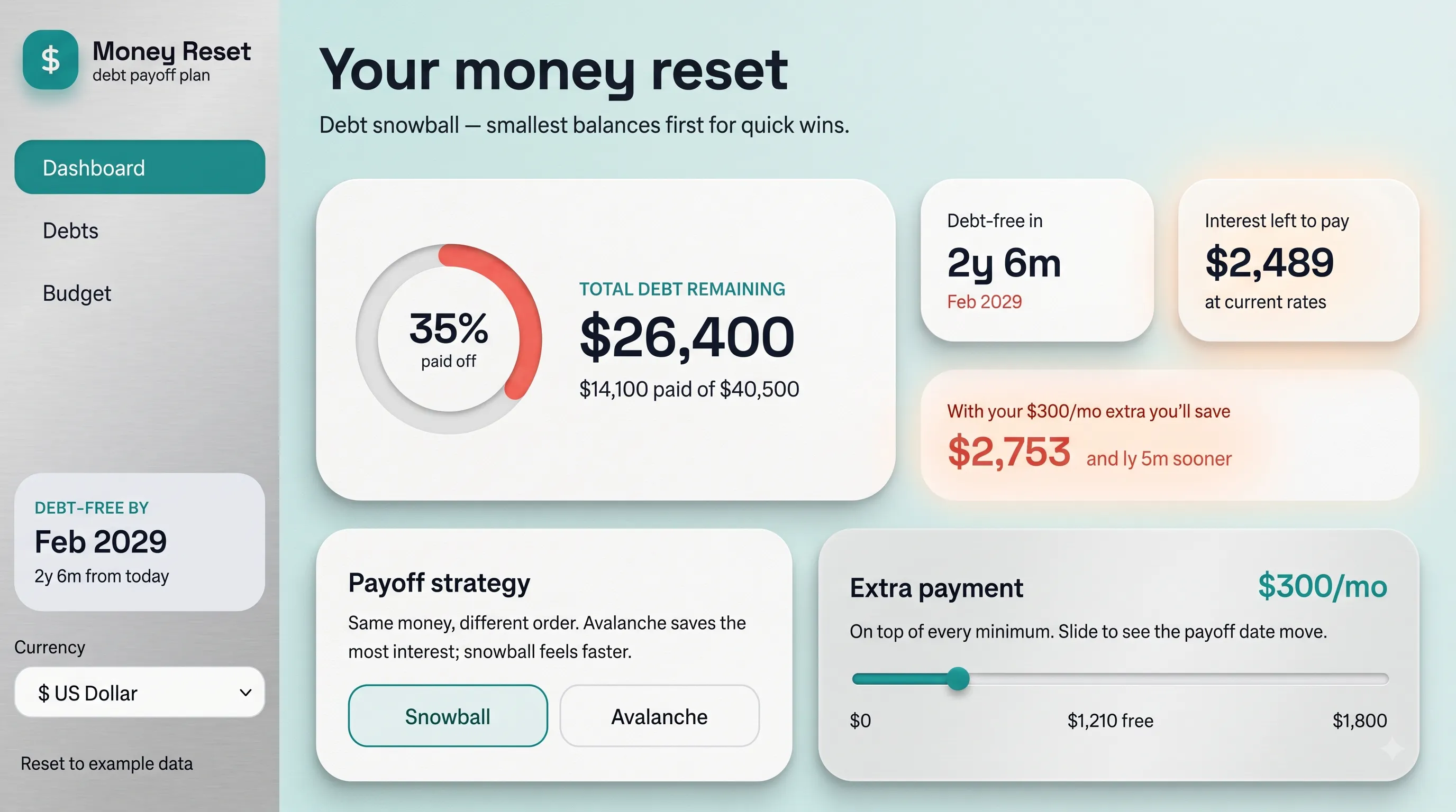 Money Reset gallery image
