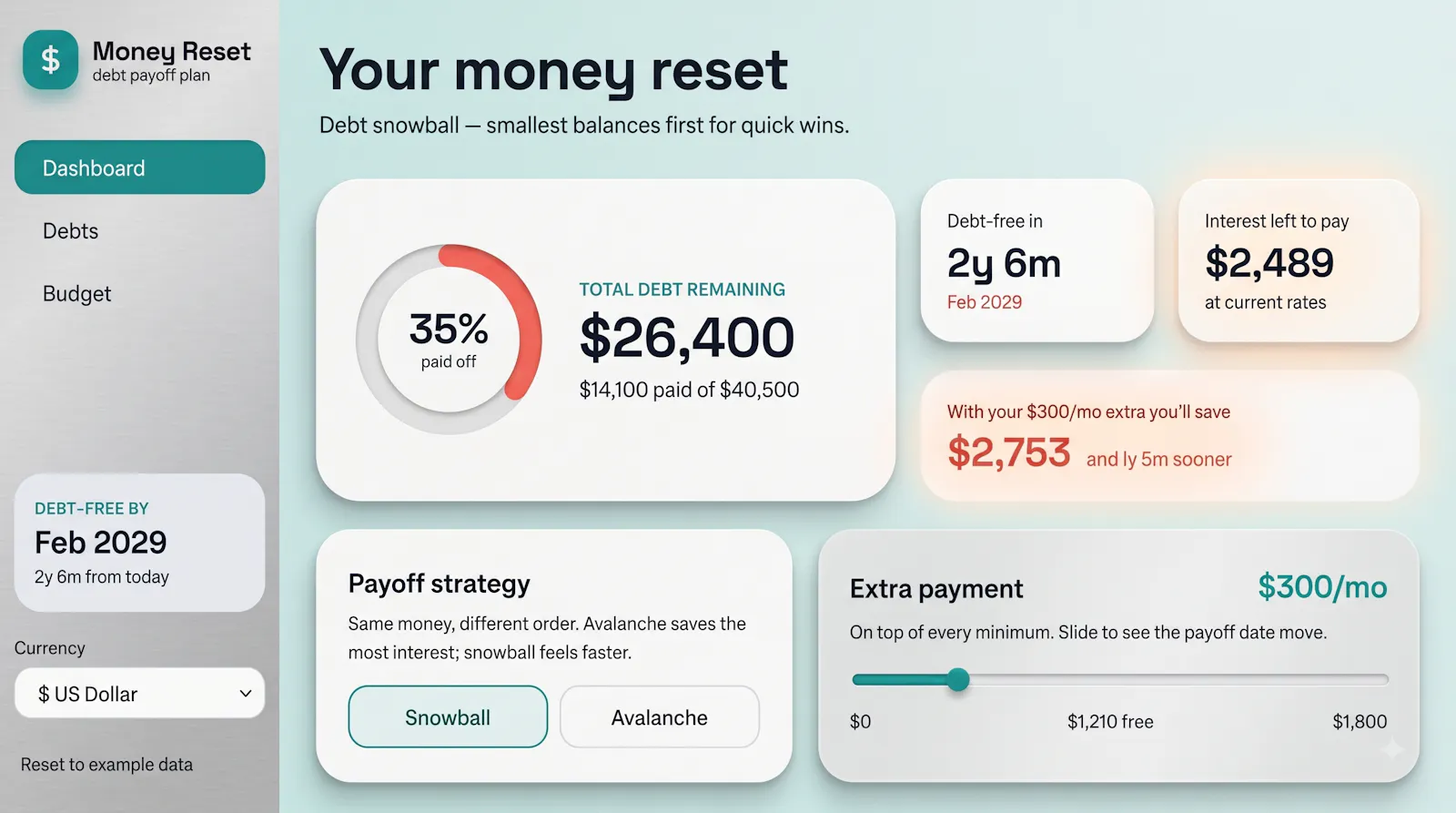 Money Reset screenshot 2