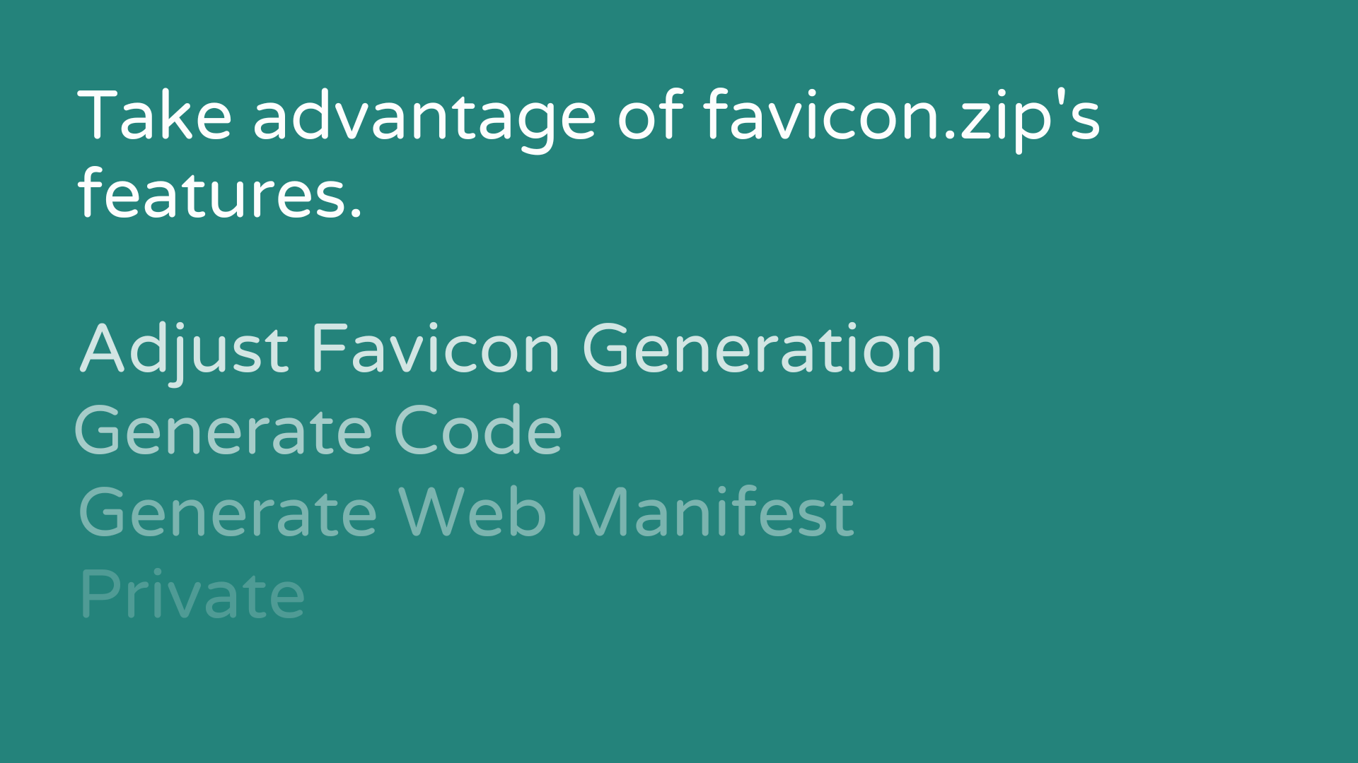 Media favicon.zip - Menjana favicons, cara yang betul 2