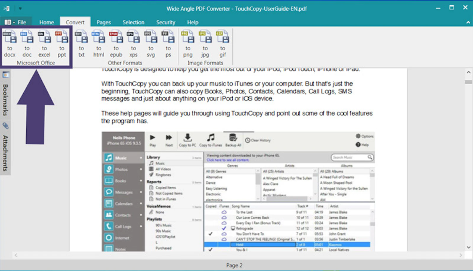 Wide Angle PDF Converter screenshot 3