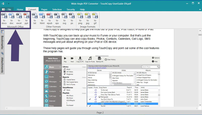 Wide Angle PDF Converter screenshot 3